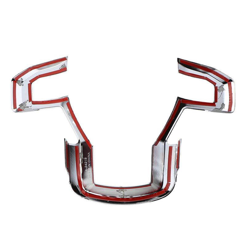 Car Steering Wheel Trim Cover Sticker for Ford F150 2015-2020 for F250 F350 2017-2022 Steering Wheel Molding Car Styling Acc