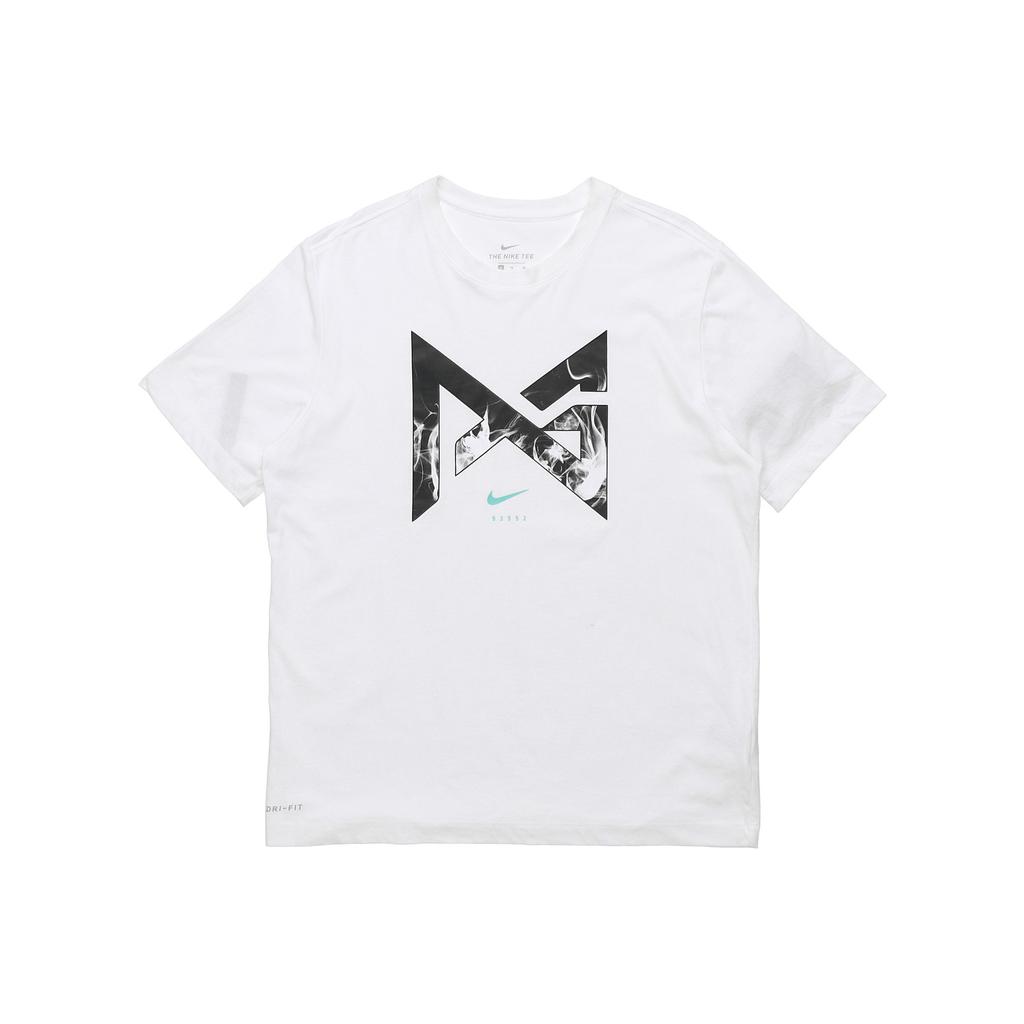 Nike Paul George Loose Fit Athletic Short-Sleeve T-Shirt Men Tops White BQ3654-100