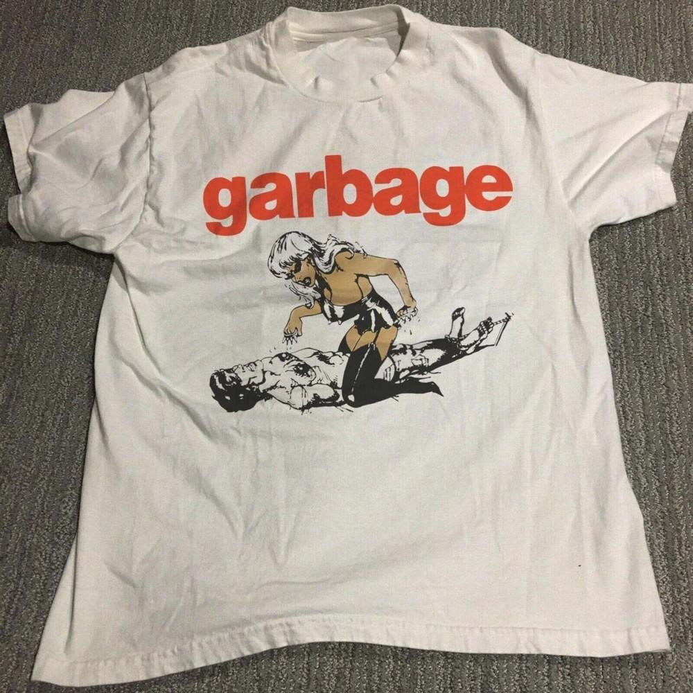 Garbage Band Merry Christmas Cotton  Full Size Shirt Adults Unisex T-Shirt L