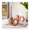 Creative Frosted Ceramic Candle Holders, Vintage Luxury Home Decor Candle Cups, Desktop Decorative Ornaments, Kawaii Accessories