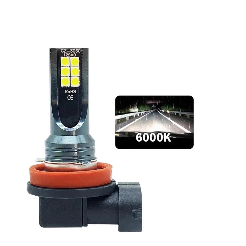 1/2Pcs 12V H4 H7 LED Headlight H11 H8 H9 H1 H3 Car Fog Light LED Bulb 9005 9006 Hb3 Hb4 Auto Driving Running Lamps 12000LM 6000K