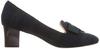 JILL STUART SHOE Women's Grosgrain Ribbon Square Toe Pumps, Size 6417 G/23.0 Cm E