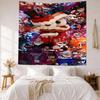 Digital Circus Wall Decor Tapestry Art For Pet Memorial Birthdaywedding Party Backdrop Family Gift