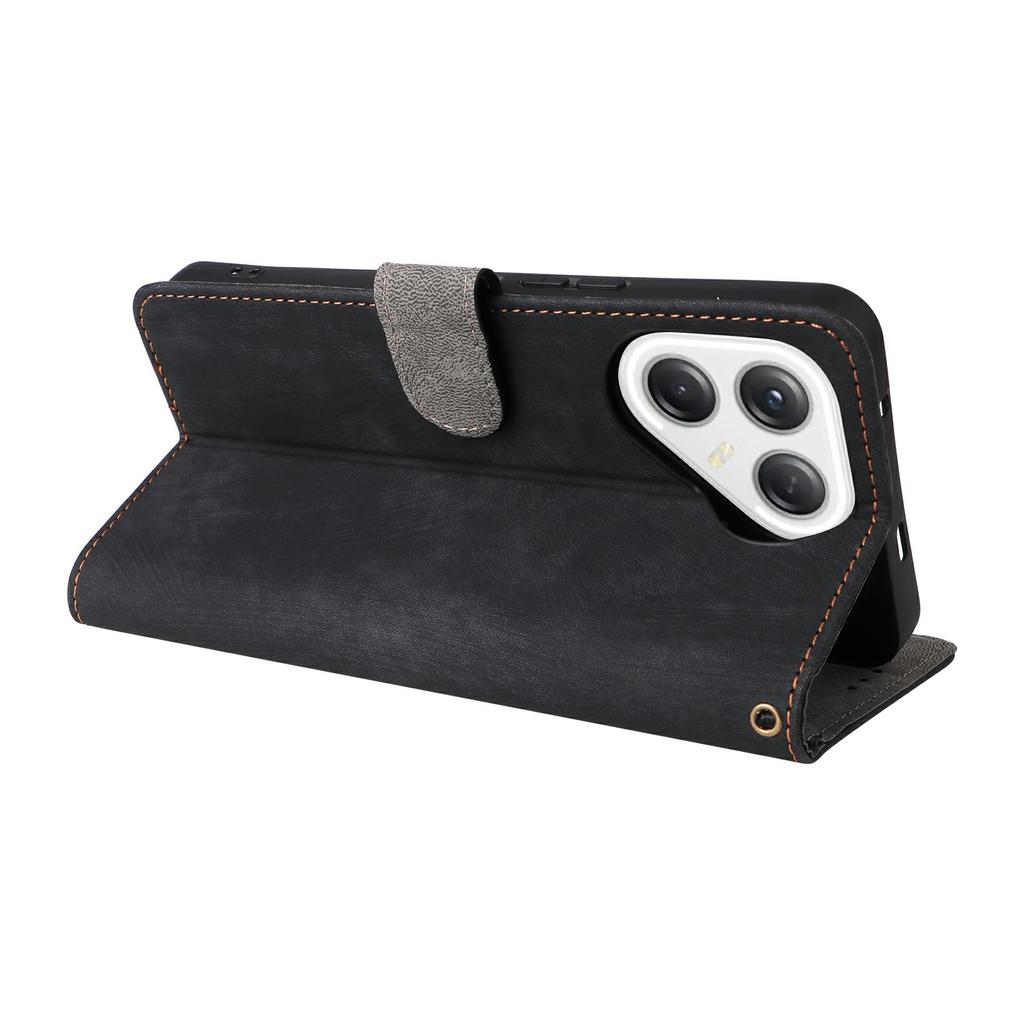 For TECNO Pova 7 Ultra 5G LJ9 Case Wallet RFID Blocking PU Leather Phone Cover Stand with Strap