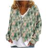 Womens Zip Up Sweaters Sweatshirts Long Sleeve Oversized Jackets Soft Casual Loose Tunic Tops