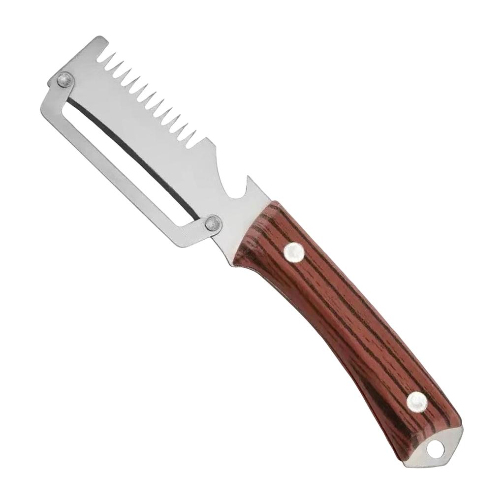 Multifunctional Vegetable Peeler with Plastic Handle Stainless Steel Blade for Efficient Peeling and Cutting Kitchen Tool