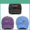 Love You Embroidered Baseball Cap With Adjustable Fit For Casual Wear