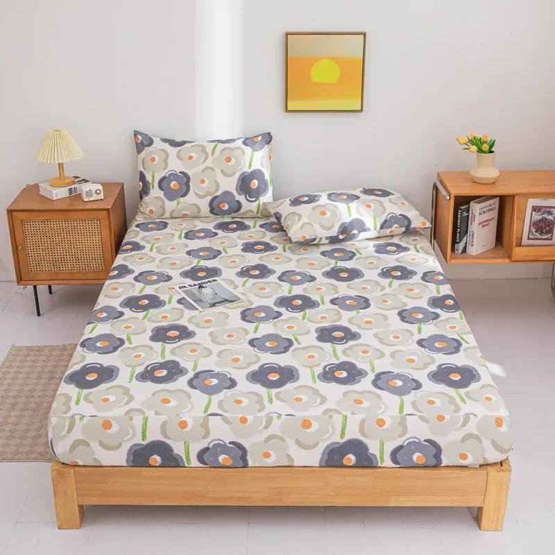 Spannbettlaken-Set mit Cartoon-Katzen, Queen-Size-Größe, süßes Kätzchen-Bettwäsche-Set, Kawaii-Katzen-Bett-Sets, Schlafzimmer-Dekoration für Kinder, Teenager und Erwachsene