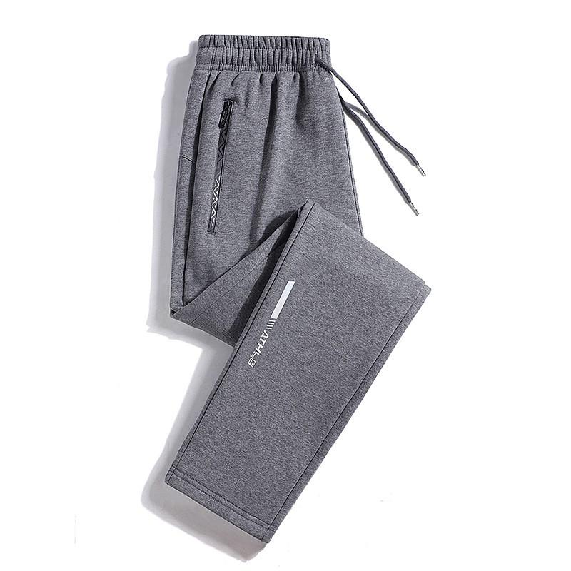 Mens Fleece Lined - Straight Leg Casual Trousers Size 8XL