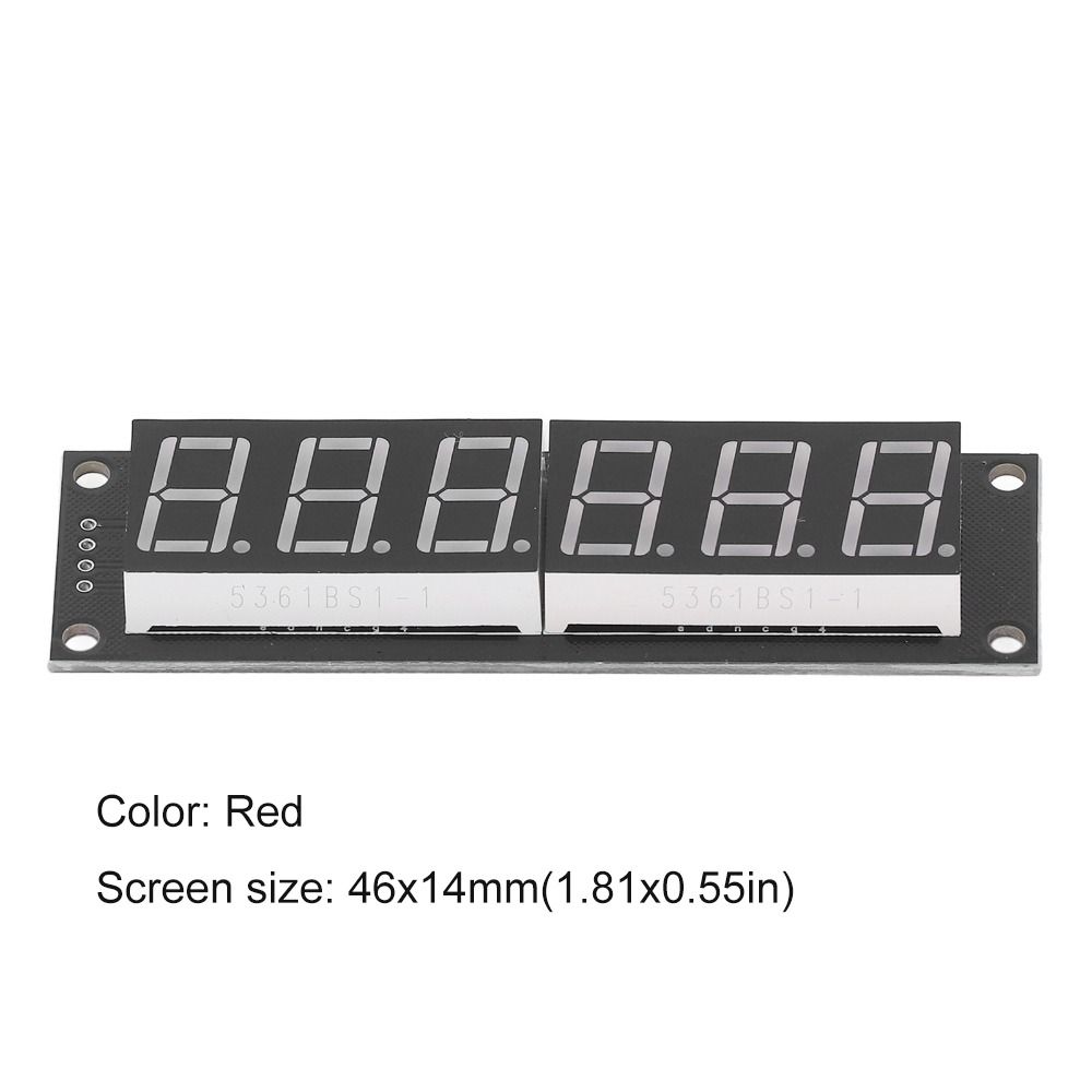 TM1637 LED Display Digital Tube 6 Digit 7 Segment Digital Tube Module  DIY Electronics