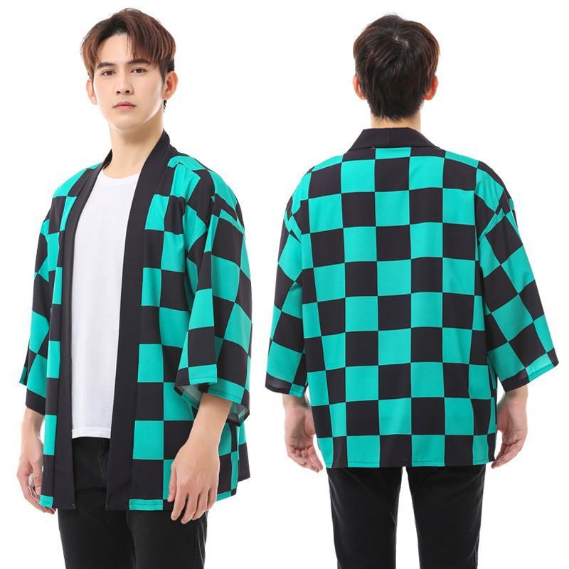 Summer Cosplay for Women Men Japanese Anime Shinobu Kocho Butterfly Samurai Haori Coat Outerwear