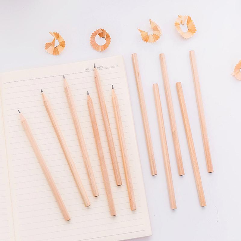 100Pc Freundliche Natürliche Holz Bleistift Sechseckigen Ungiftig Standard