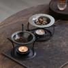 Creative Essential Oil Warmer Portable Retro Metal Incense Burner Hollow Out Polygon Candle Heating Holder Bedroom Use 7