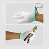 10Pairs Nylon PU Coated Work Gloves, 13-Gauge Breathable Anti-Slip Gloves for Repair, Construction and Gardening
