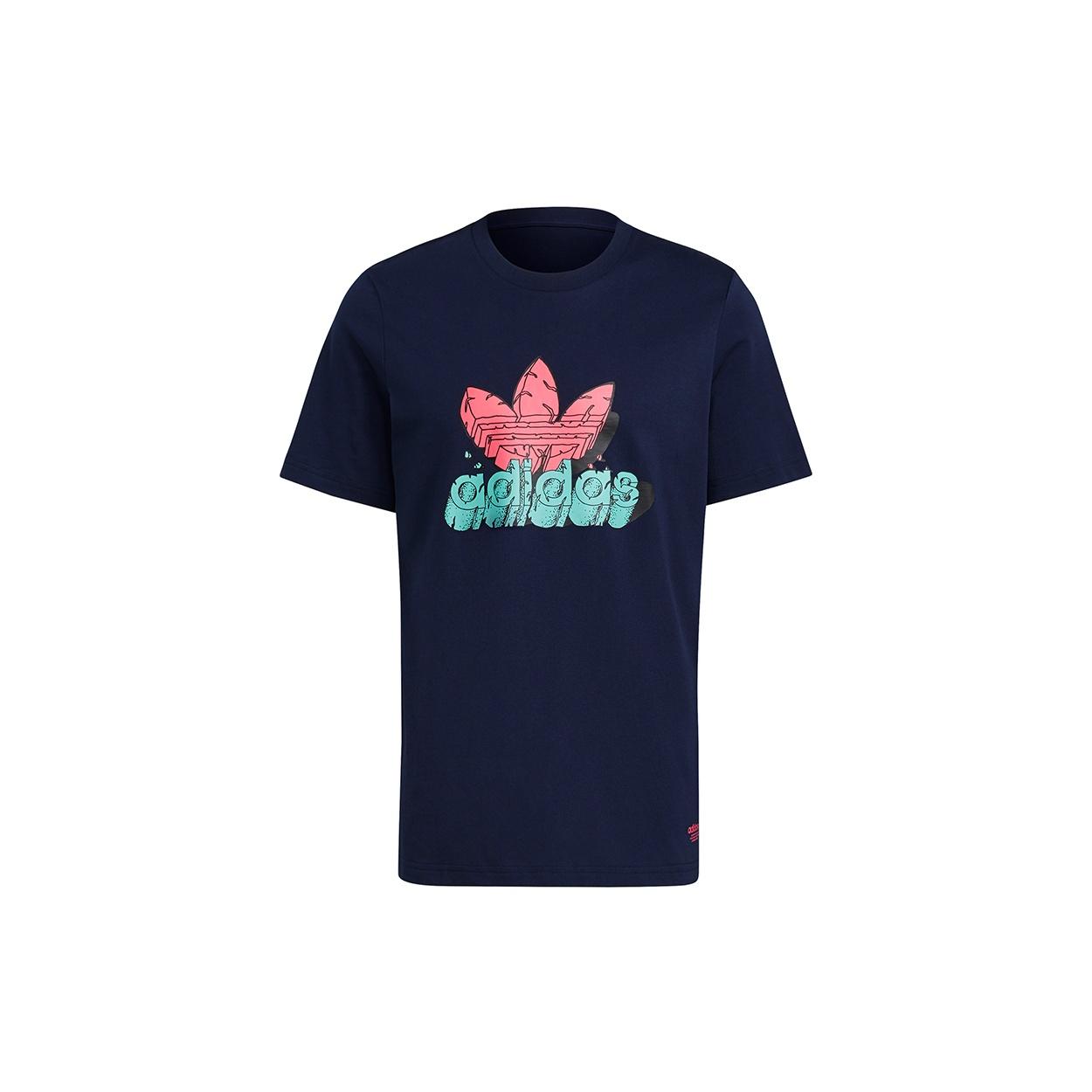 adidas Men s originals 5 As Tee Logo Sports Navy H13480 XS