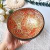 Vietnamese Coconut Shell Bowl Decorative Serving Dish Snacks Nuts Candy Home Decor Storage