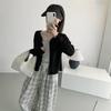 American retro  spring and autumn new lazy high street loose graffiti print plaid daily casual wide-leg trousers