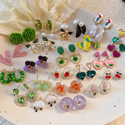 Pendientes – Pendientes de clavel