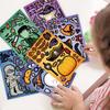 8 Cute Halloween Pumpkin & Ghost Puzzle Stickers for Kids - Fun & Educational DIY Journal Stickers