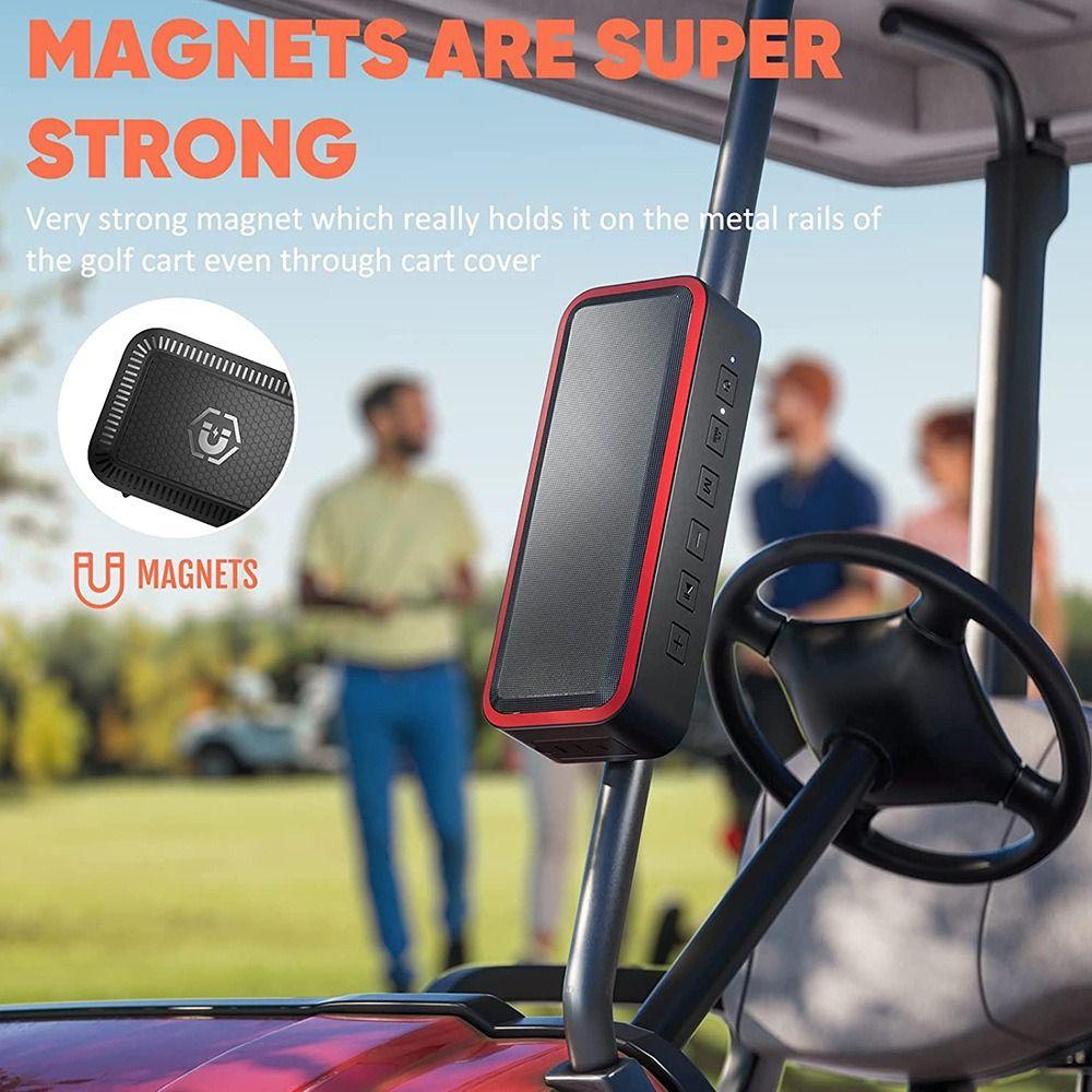 Stereo Bass Wireless Speaker Wireless Portable Speaker Rugged Outdoor Speaker Golf Cart