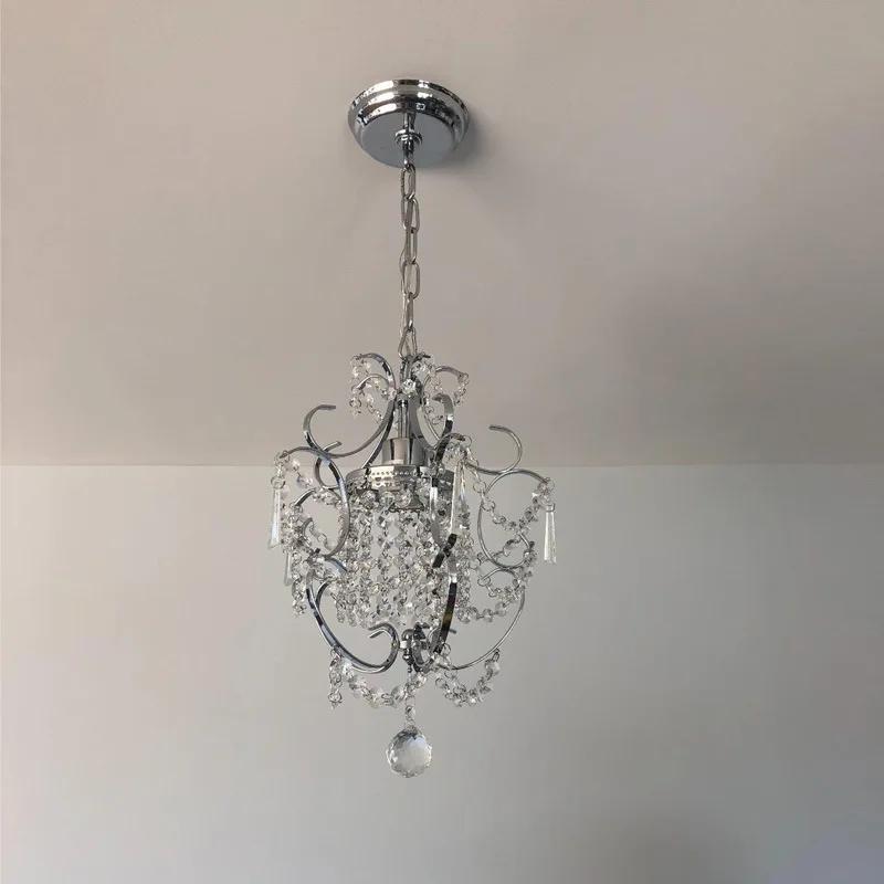 Modern Crystal Chandelier Farmhouse Ceiling Light Decor Lamp for Dining Living Room Bedroom Restaurant Home Hotel Loft