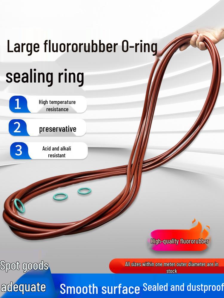 

Большое фторкаучуковое уплотнительное кольцо, диаметр 8 мм, внешний диаметр 500-1000 мм, высокая термо- и износостойкость, кислото- и щелочестойкое уплотнительное кольцо Line Diameter 8mm Series