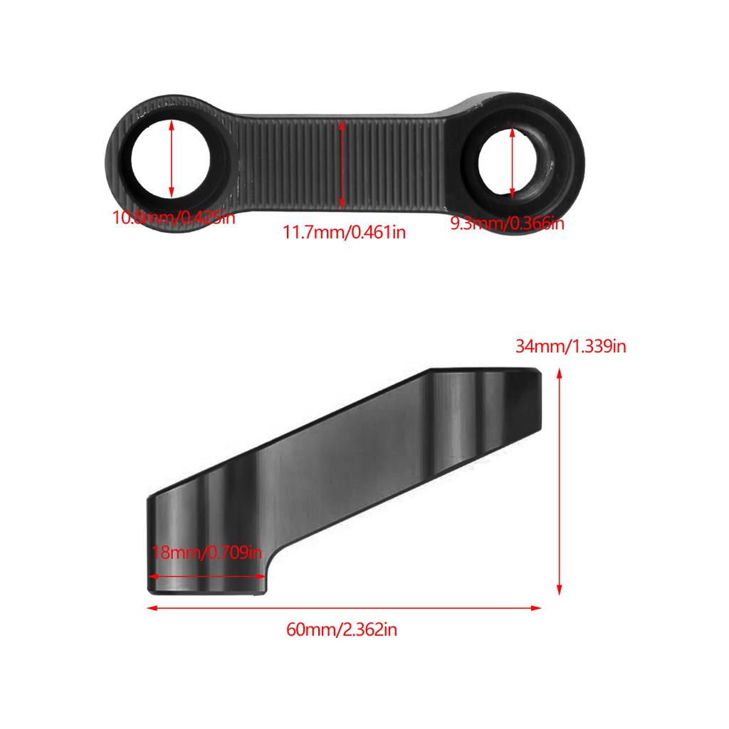 Motorcycle Modification Accessories Rearview Mirrors Extension Universal Adapter Aluminum Alloy Base Screw Bracket Motor bike