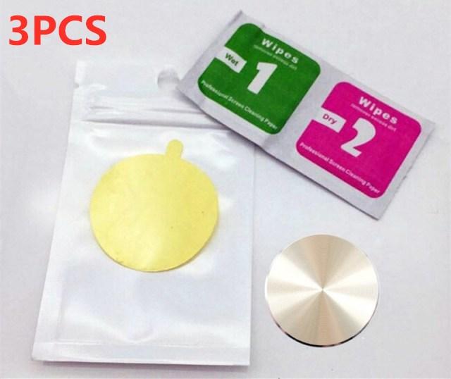 Universal Metal Plate Disk For Magnet Car Phone Holder Iron Sheet Sticker For Not Magnetic Mobile Phone Holder Car Stand Mount