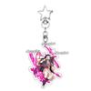 Anime Fashion Kamado Nezuko Cartoon Acrylic Keychain Pendant Charm Bag 5cm Jewelry Accessories Key Ring Gifts Toys for Friends