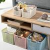 2pcsMiscellaneous Storage Box, Toy Storage Basket, Household Plastic Storage Box, Kitchen Cabinet, Desktop Storage Box