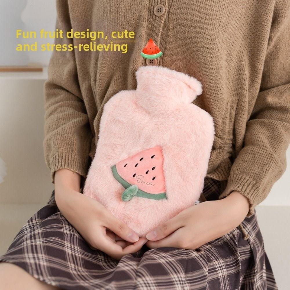 Leak-proof Hot Water Bottles Removable Water-filling Bottle Cartoon Hand Warmers  Hand and Feet