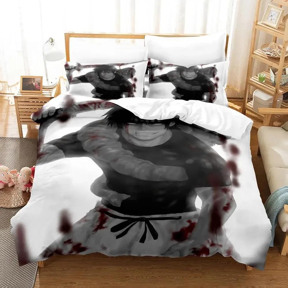 New Toji Fushiguro Jujutsu Kaisen Bedding Set Single Twin Full Queen King Size Bed Set Aldult Kid Bedroom Duvet Cover Sets Anime