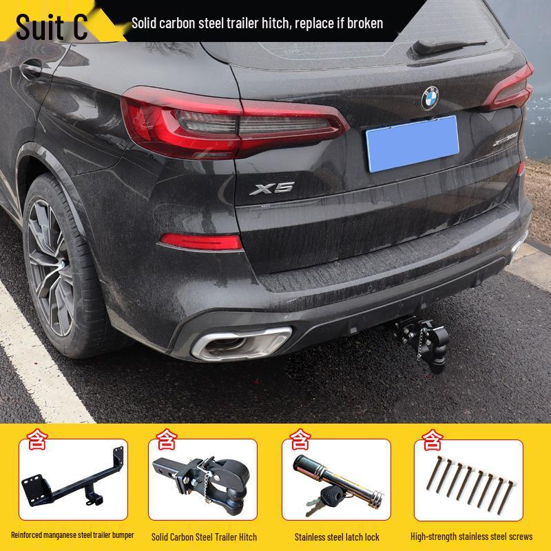 Reinforced Trailer Hitch for BMW X-Series (X5, X6, X1, X3, X4) and Rogue Tow Bar