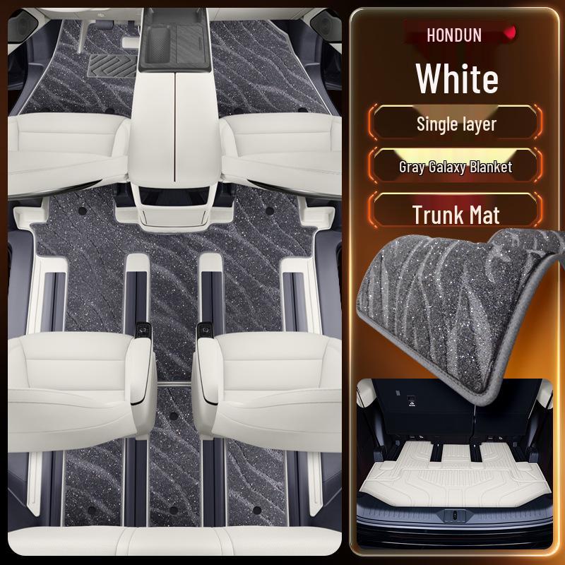 Compatible Carpet Mats for WEY Gaoshan 7-Seater TPE2025 Interior Modification