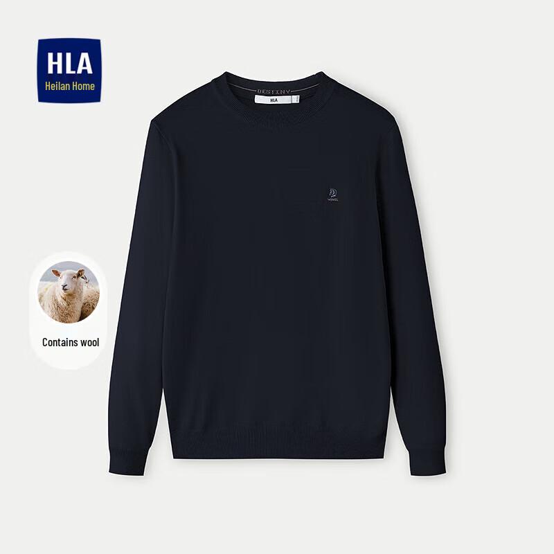 

HLA Men s Long Sleeve Crew Neck Knit Sweater S