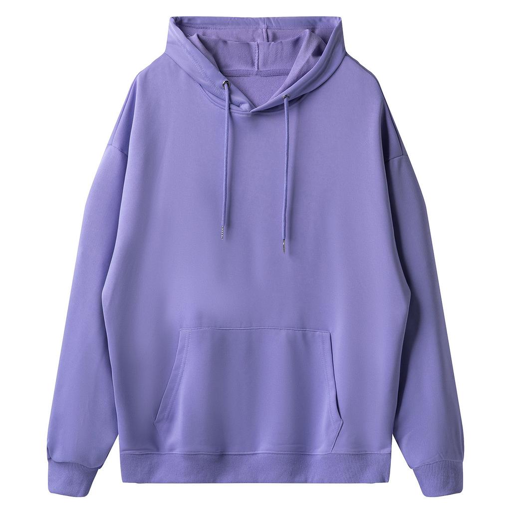 Damenmode Langarm Einfarbig Pullover Lässiger Lockerer Hoodie