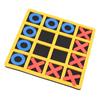 Tictactoe Game Portable and Safe EVA Mini Tictactoe XO Shape Chess Game Educational Toy