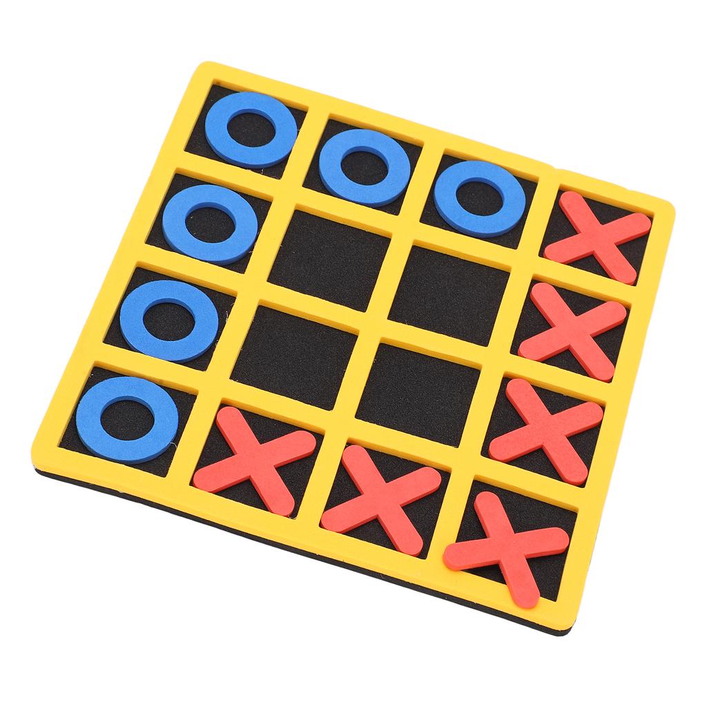 Tictactoe Game Portable and Safe EVA Mini Tictactoe XO Shape Chess Game Educational Toy