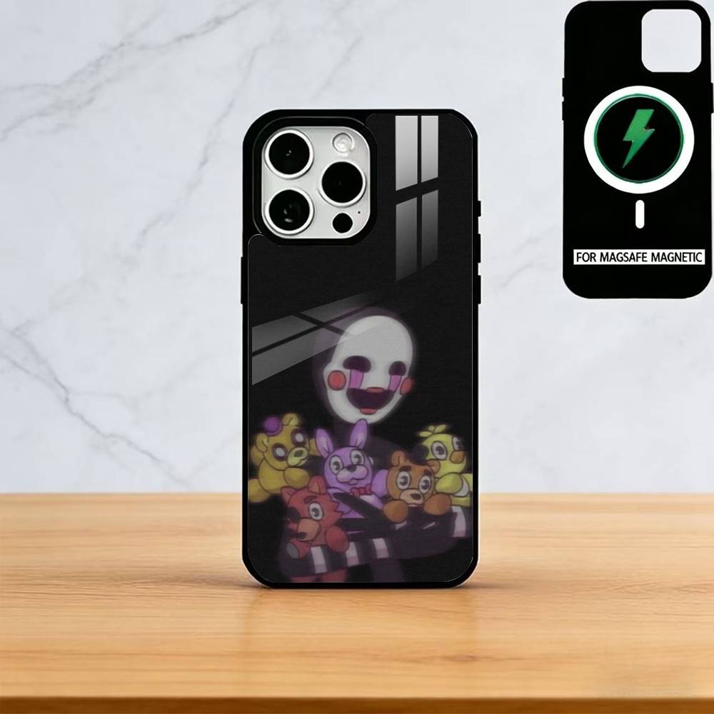 Five Nights At Freddys Phone Case For iPhone17,16,15,14,13,12,11 Plus,Pro Magnetic with Magsafe Wireless Charging