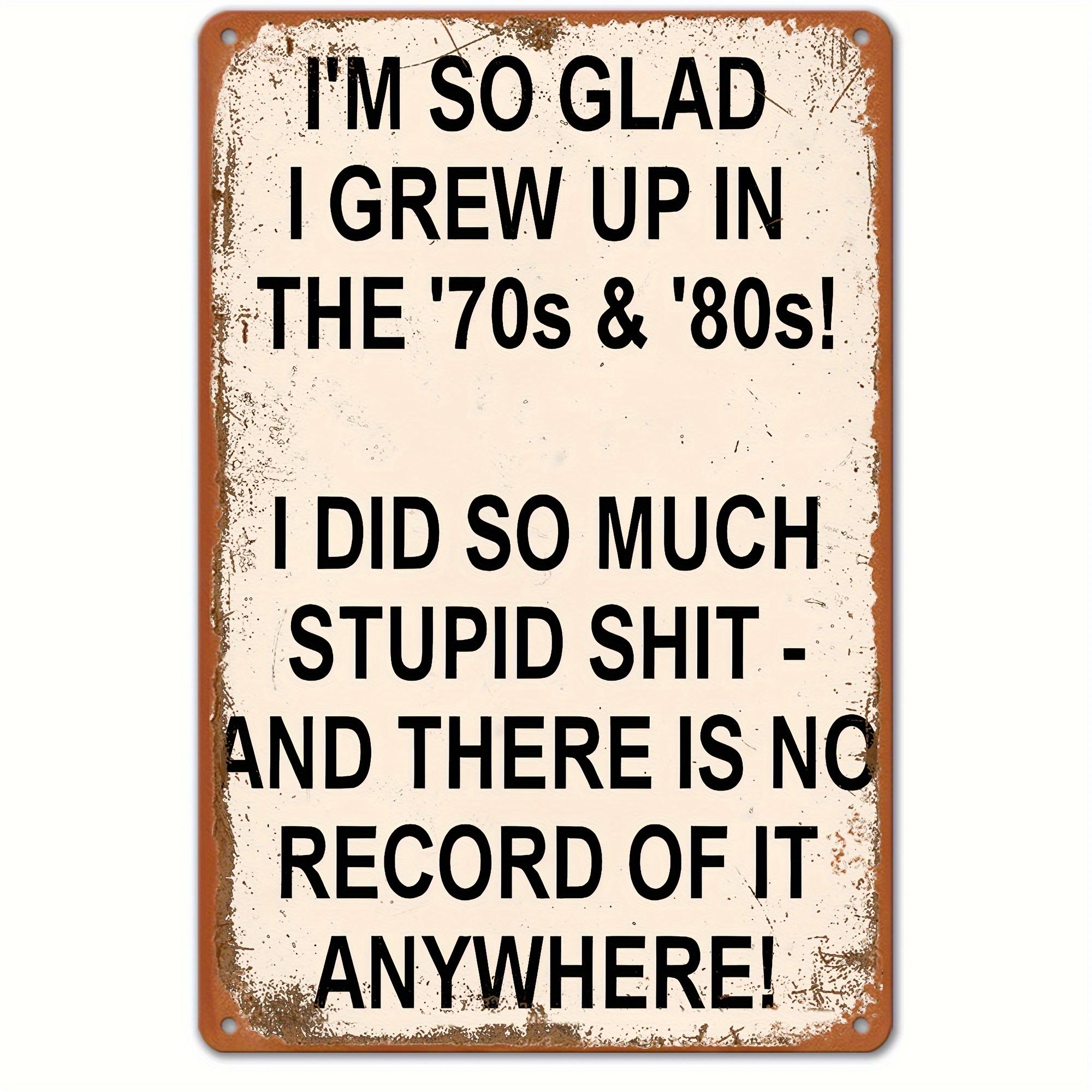 

Retro Metal Sign Tin Sign Vintage Style Wall Hanging Multipurpose Decor for Home Bar Cafe Man Cave Outdo 20x30cm