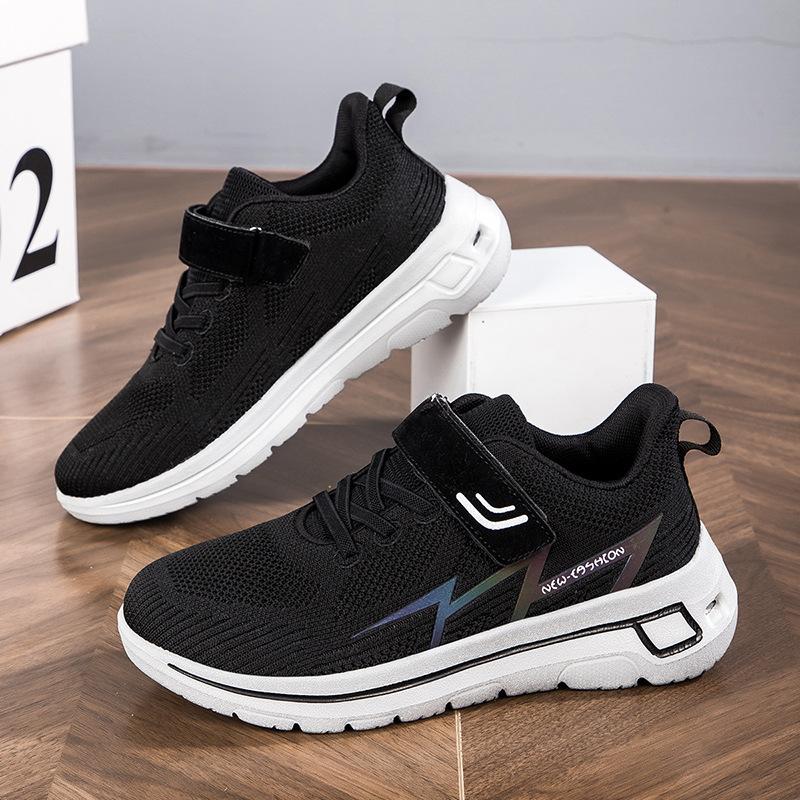 Spring and Autumn Brand Elderly Shoes Lightweight Single Shoes Women's Mesh Casual Sports Mother Shoes Middle-aged and Elderly Walking Shoes