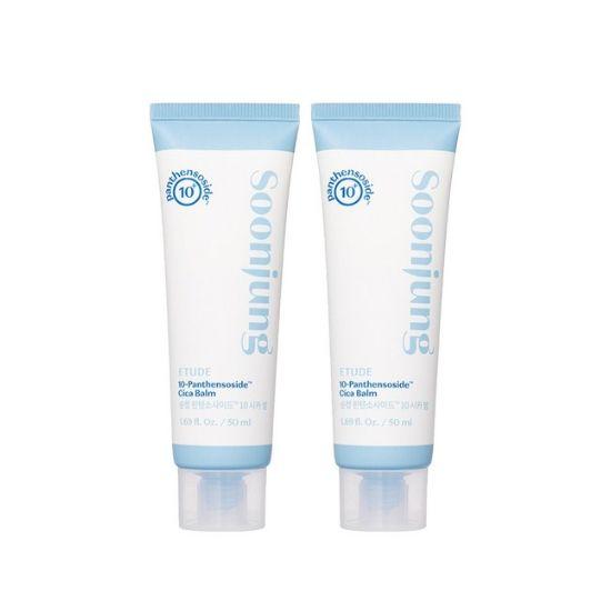 ETUDE SoonJung Panthensoside™ 10 Cica Balm Cream Soothing Barrier Repair Moisturizer 50ml x2