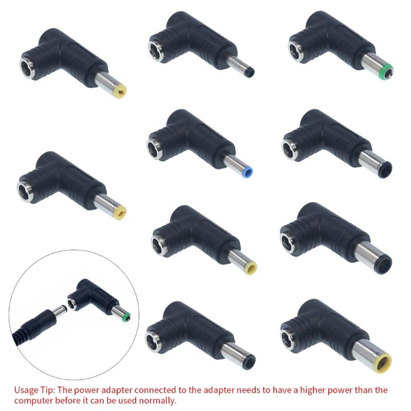 2PCS 240W Heavy Duty DC5.5x2.1mm Power Jacks Plug Adapter DC5525 Female Plug for Multiple Devices DC7.4x5.0HP/DC6.5x4.4mm