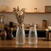 Plastic Clear Bud Vases, Modern Table Centerpiece Flower Vase, Simple Transparent Decorative Vase for Home Dining Table Wedding Flower Arrangement