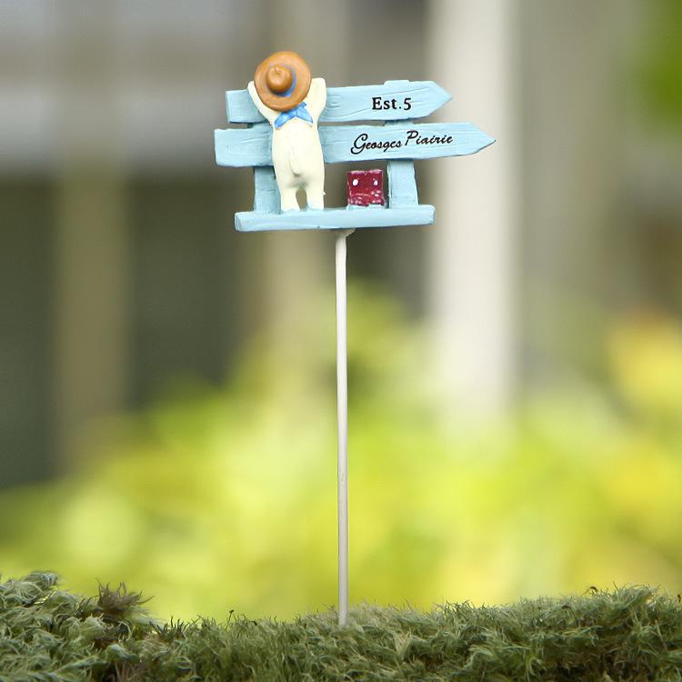 Mini Ornamenti Floreali e Animali in Resina per Giardini di Succulente e Decorazioni da Scrivania