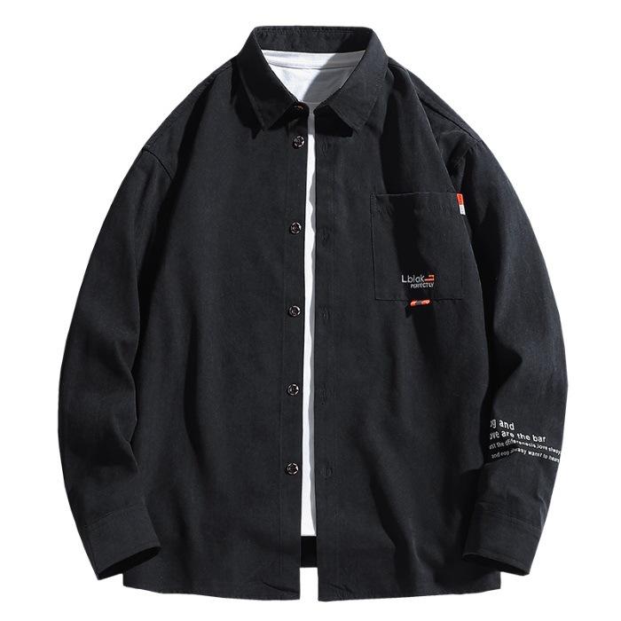 New Trendy Long-sleeved Shirt for Men, Casual Thin Shirt for Men, Work Jacket for Men