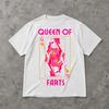 Queen Of Farts Shirt, Funny Card Game Graphic Tee, Playful Humor Gag Gift T Shirt, Gift for Her