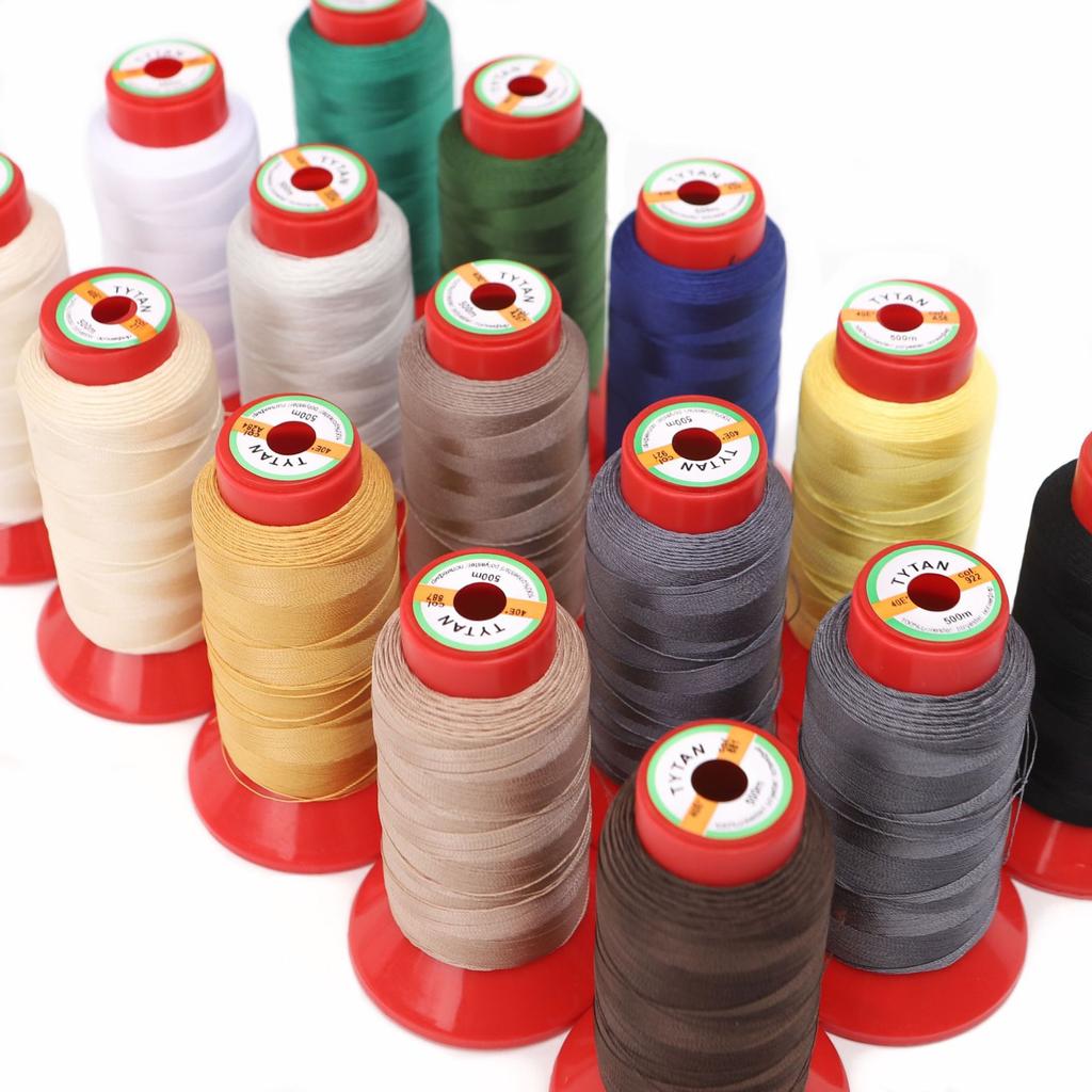 5 buc 250D/3 500 metri fir de cusut poliester de înaltă rezistență / fir de cusut lucios mătăsos / pânză piele canapea cowboy