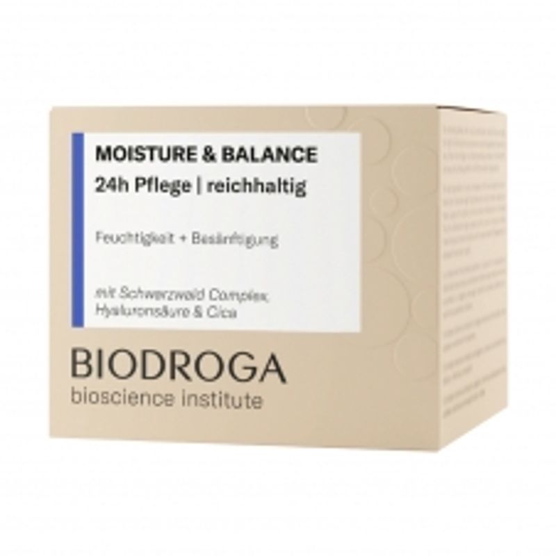 Biodroga Moisture & Balance 24h Cream (Rich) 50ml
