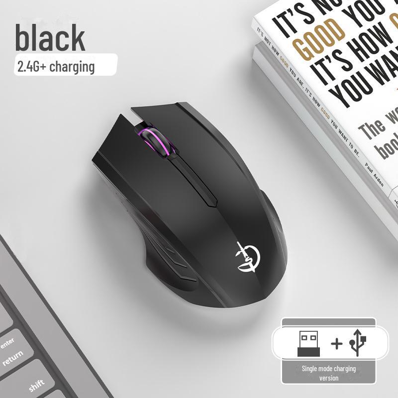 Juggernaut Rechargeable Bluetooth E-sports Mouse for Kids - Silent, Wireless, Compatible with Xiaomi, Lenovo, Huawei
